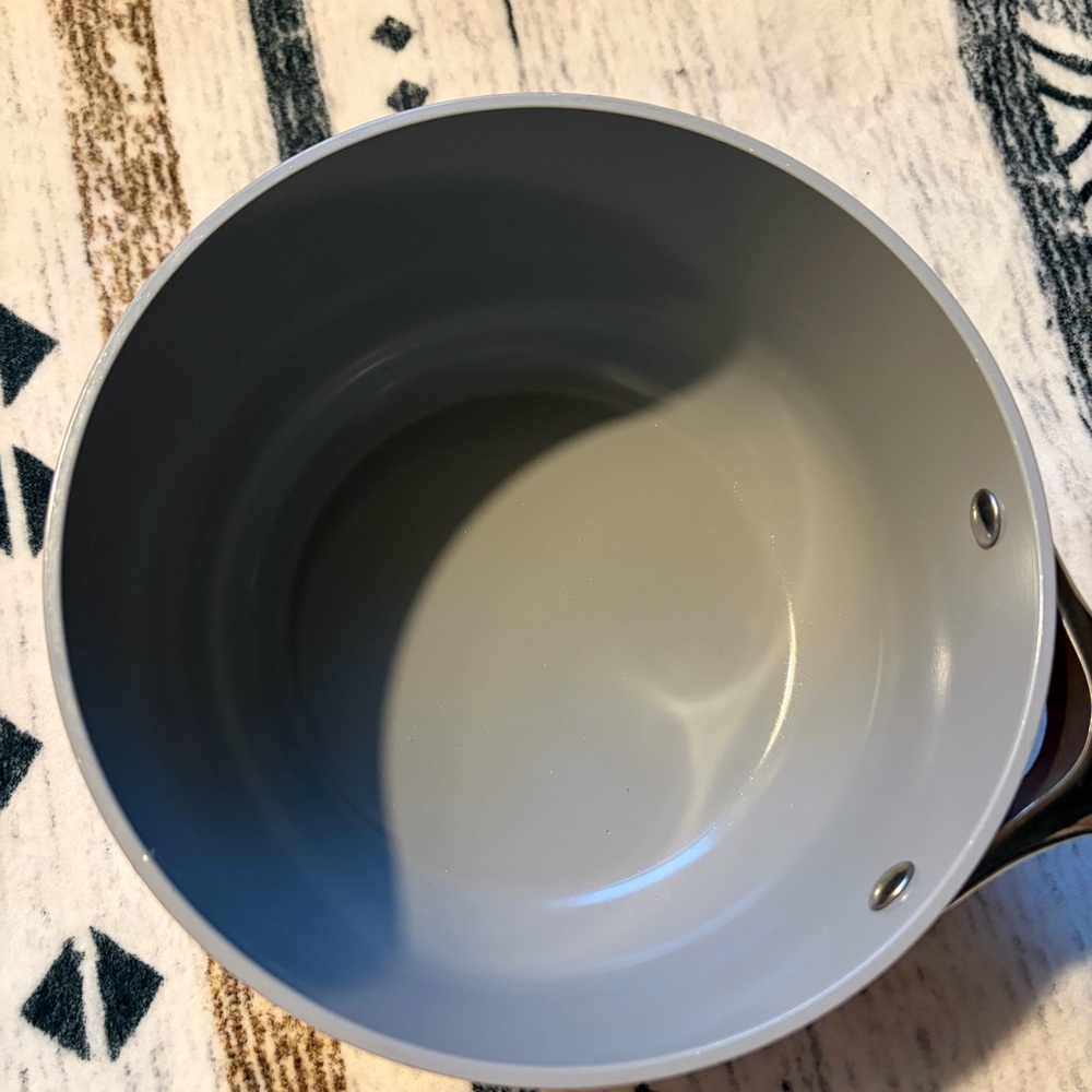 Caraway 3QT Sauce Pan Non Stick Ceramic with Lid - Picture 5 of 7